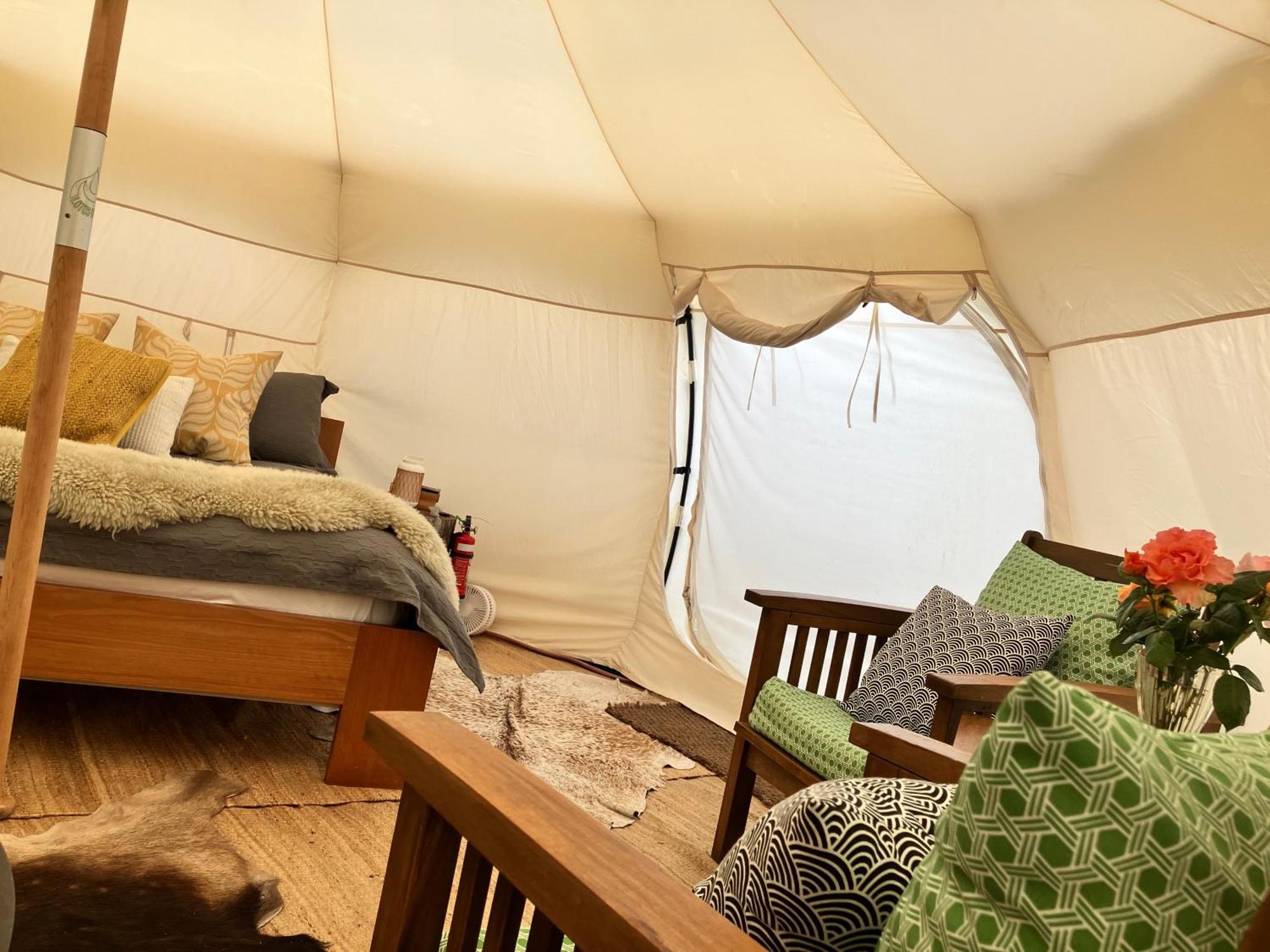 Golden Bay Glamping Hotell Takaka Exteriör bild