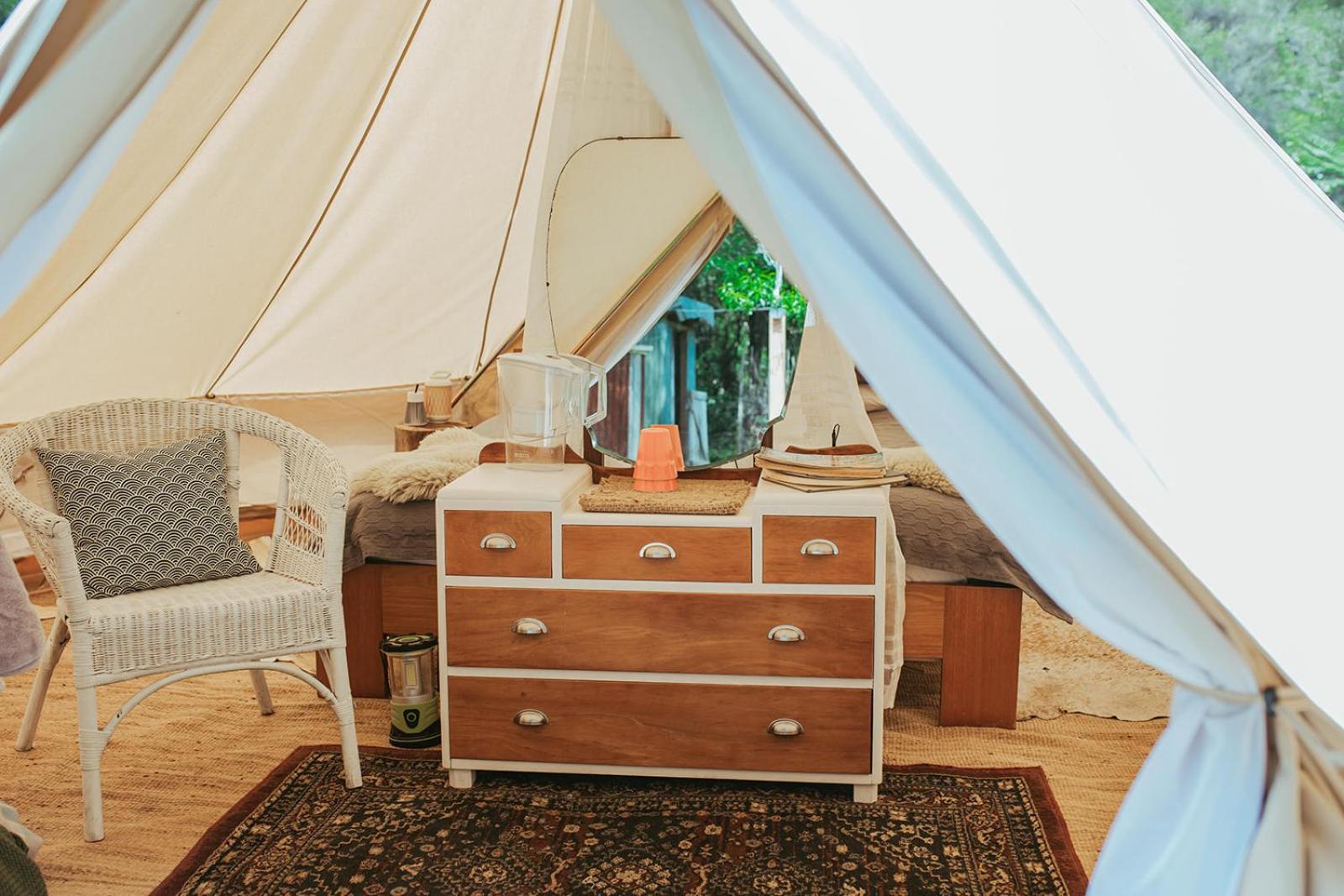 Golden Bay Glamping Hotell Takaka Exteriör bild